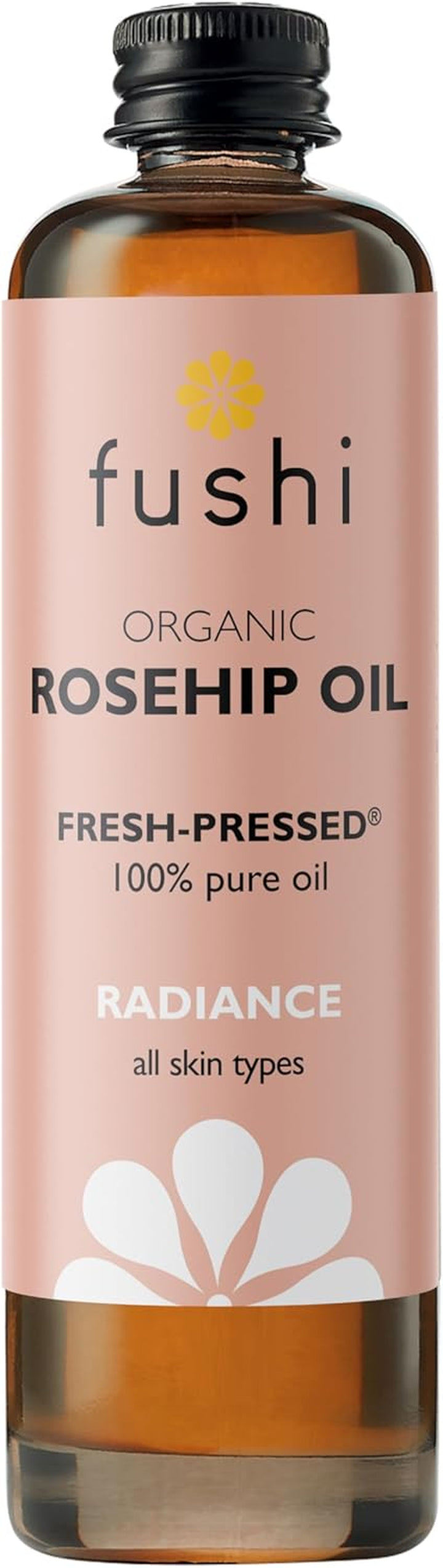 Organic Rosehip Seed Oil 100 Ml | Min Vitamin E 18.3 Mcg/G | Fresh-Pressed | Best for Scars, Fine Lines & Stretch Marks | Ethical & Vegan Society Approved | Manufactured in the UK