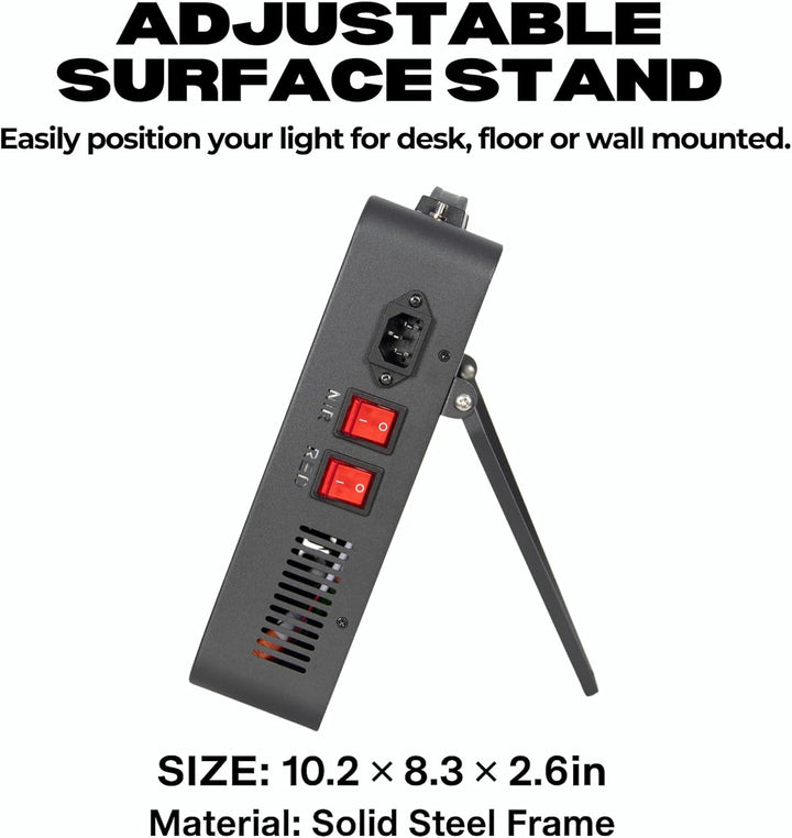 Aura Pro 300W Red & Infrared LED Light Panel – 660Nm & 850Nm Therapy Lamp for Pain Relief, Muscle Recovery & Anti-Ageing – Full Body Wellness Device