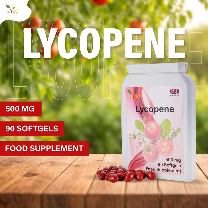 Lycopene Supplement, Supports Energy Balance, Non-Gmo, High Lycopene 500Mg X 90 Softgel