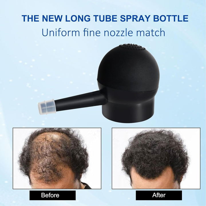Hair Fiber Applicator Pump Sprayer, Hair Thickening Spray Application Atomizer for Hair Building Fibers Hair Thickening Spray Hair Powder Thickening Tools (Spraying Head)