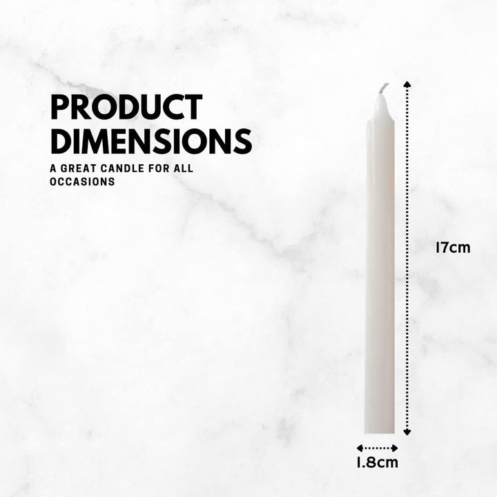 Price'S - Household Candles - Pack of 5 - Unscented - 5 Hour Burn Time - Premium White Wax