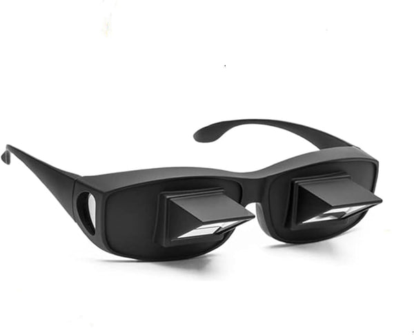 Reading Glasses, Prism Glasses Horizontal Glasses Lazy Spectacles Lie down for Reading/Watching TV