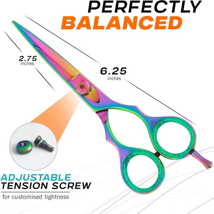Titanium Hair Scissors, Barber Salon Scissors 5.5" (14Cm)