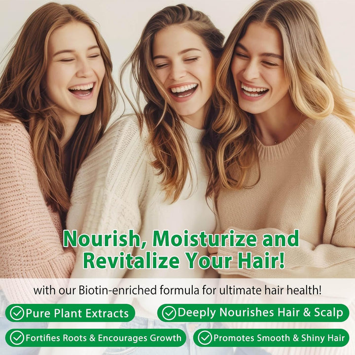 Batana Herbal Hair Growth Shampoo & Conditioner Set - Thinning Hair & Hair Loss Treatment for Women & Men, Thickening Product