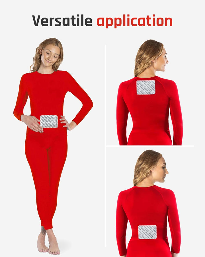 Heat Pads Back, Neck and Shoulders – 12H Soothing Deep Heat Patches, Bodywarmer – Self Adhesive and Air Activated Patch – 10 Pieces