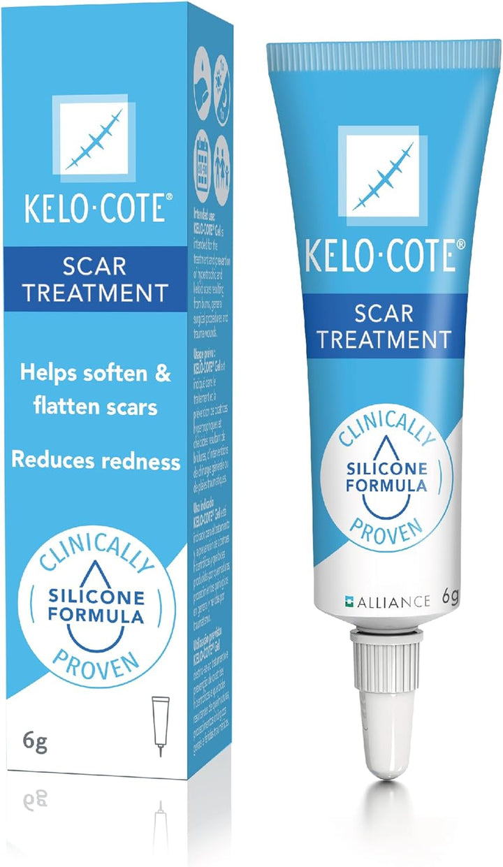 Scar Gel 6G | Silicone Scar Gel Formula | Helps Improve the Appearance of Old & New Raised Scars | Reduces Redness, Itching & Discomfort | Ideal for Surgical, C-Section, Burn & Acne Scars