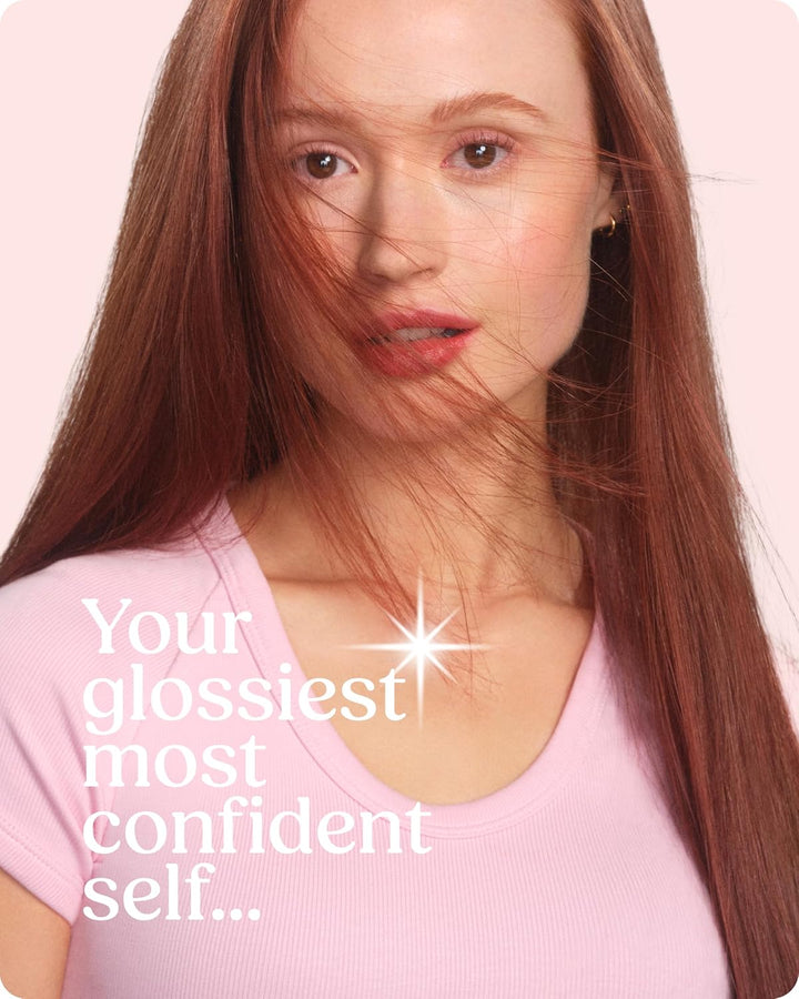 Supergloss Color Conditioning Gloss – Hydrating Semi-Permanent Color Hair Gloss & Shine Boost – Color Depositing Mask - Vegan, Cruelty-Free – 190Ml - Copper Crush - Bright Copper