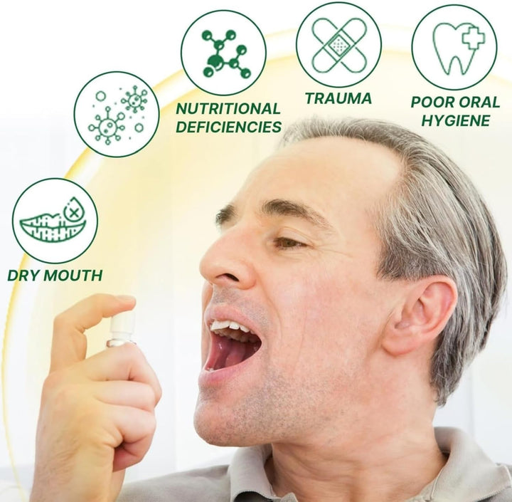 Tongue Repair Spray,So/Re Tongue Relief,Breath Freshener Spray,So/Re Mouth and Ton-Gue Treatment,Remove White Dirt,Instant Dry Mouth Relief,Moisturizing,Natural Ingredients,Mild and Non-Irritating