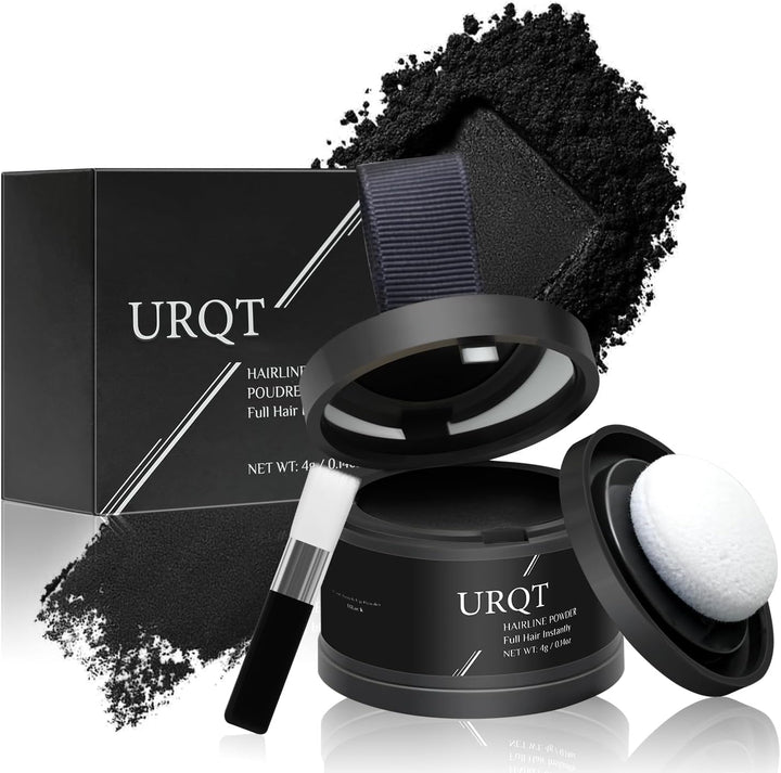 Magic Hairline Shadow - Instantly Thicken Thinning Hair, Water & Sweat Resistant Hairline Powder Mascara for Women and Men (# Dark Brown)