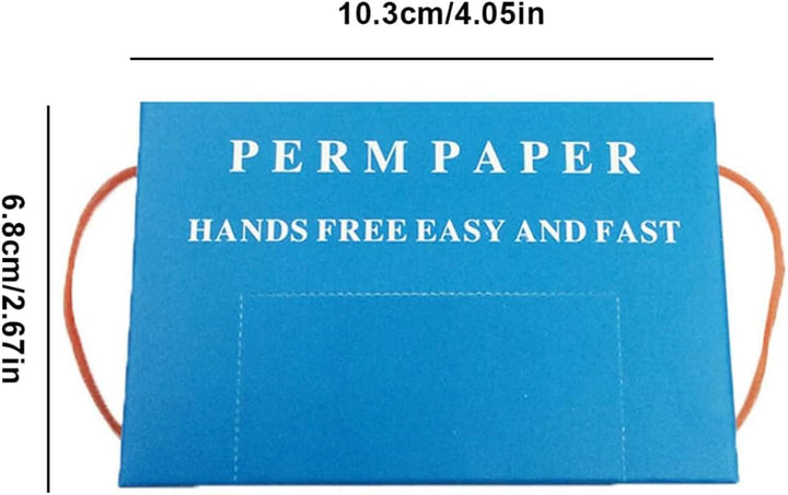 Salon Perm Paper Hair Curling Paper Disposable Hot Cold Hair Curling Tissue for Hairdressing Styling Tools 350PCS, Perming End Papers