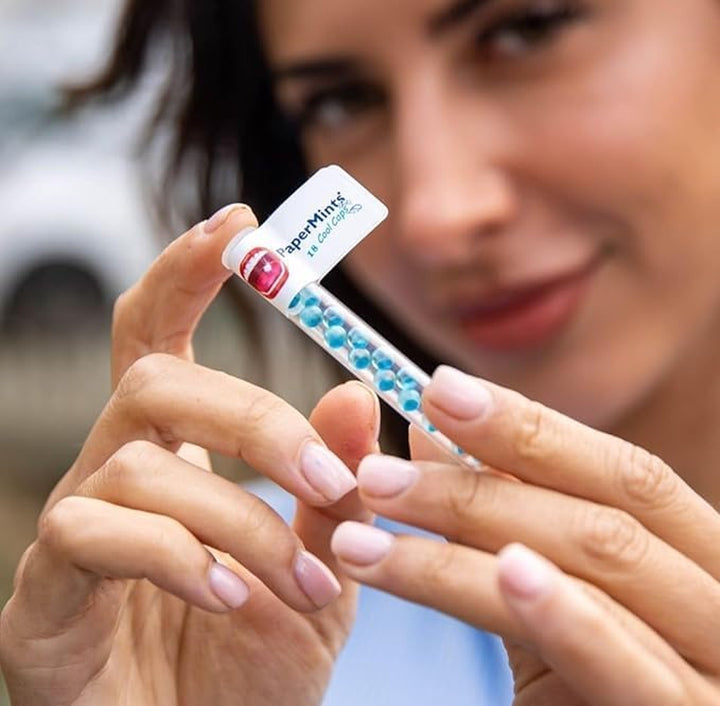 Goodbye Halitosis with Cool ® Capsules - Breath Freshener Capsules (6 Tubes of 18 Capsules)