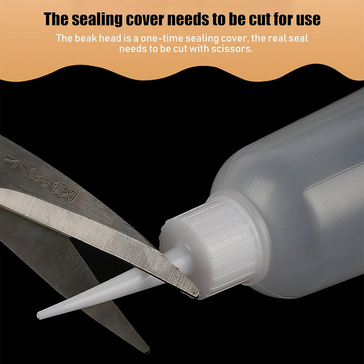 8Pcs Squeeze Applicator Bottles 50Ml Plastic Squeeze Bottles Salon Hair Color Applicator Bottle for Paint Art, Craft, Liquids, Glue