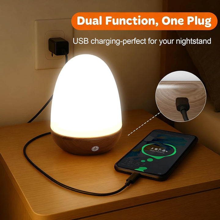 SAD Lamp, Sun Light Lamp Simulation of Daylight at 10000 Lux, Full Spectrum Light with Remote, Dimmable, and 3 Color Temperature to Regulate Day/Night Rhythm, Walnut Wood Grain