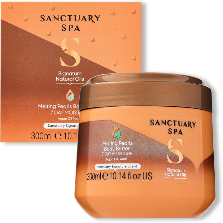 Spa Ruby Oud Melting Pearl Body Butter with Shea Butter & Argan Oil, No Mineral Oil, Cruelty Free & Vegan Body Moisturiser for Women, 300G