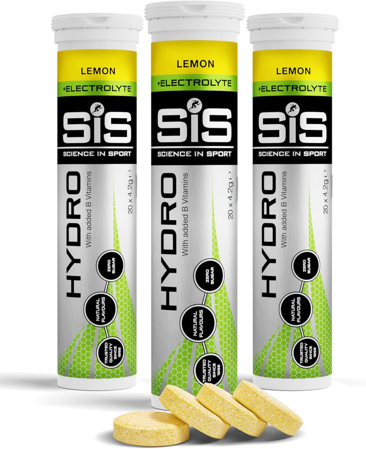 Hydro Electrolyte Tablets 20 Pcs. Pink Grapefruit – Vegan & Gluten-Free, Ideal to Promote Hydration and Maintain Electrolytes Balance (Packaging May Vary)