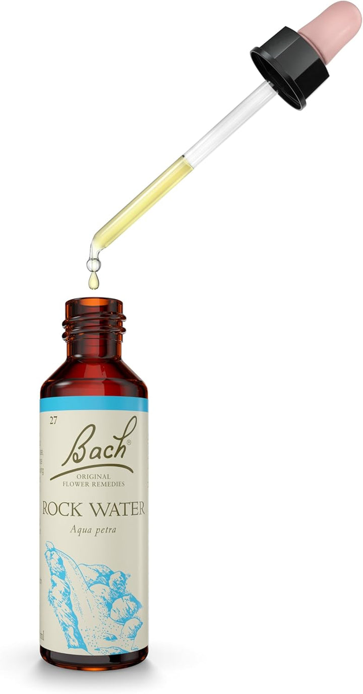 Original Flower Remedies (Rock Water) Live & Let Live, Flexible Mind, Emotional Wellness, Natural Flower Essence, 20Ml