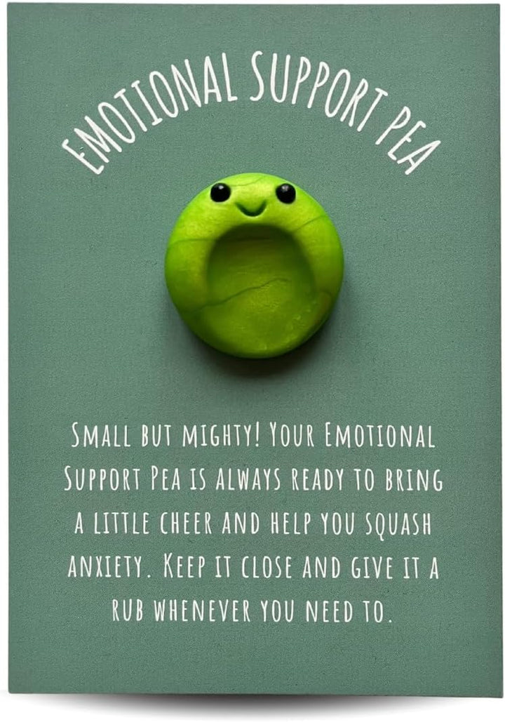 Emotional Support Pebble | Charming Handmade Worry Stone Age 5+, Cute Pocket Hug Gift | Anxiety Relief for Kids & Adults | Crafted in the UK - Mental Health Gifts to Bring Peace - Purple Swirl