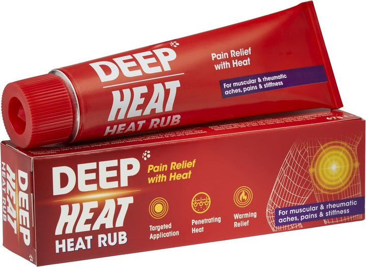 Heat Rub, for Muscular & Rheumatic Aches, Pain and Stiffness, 67G (Pack of 1)