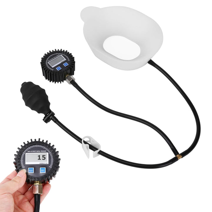 Pectus Excavatum Orthosis Brace, Pectus Excavatum Vacuum Bell with Pressure Gauge, Sternal Depression Support for Sunken Chest, Physical Chest Correction for All Ages (L)