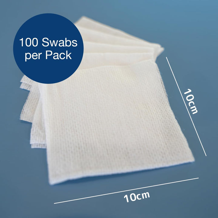 Gauze Pads, 100 Pack, 10X10Cm Wound Dressings, Non-Sterile, Soft Absorbent Gauze for Wound Dressing, Non-Adhesive Dressings for Wounds