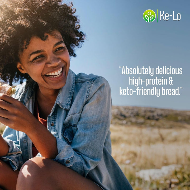 Keto-Pro Low Carb Keto Friendly Bread (2 Pack) | Keto Bread | Low Carb Bread | Low Calorie Bread Helping You Stay Fuller for Longer | Low Carb Snacks & Keto Food | Low Carb Bread UK