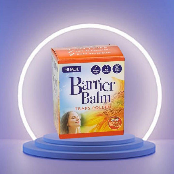 ® Nuage Hayfever & Allergen Barrier Balm Traps Pollen Adults Children Vegan Vegetarian Friendly Aloe Vera Extract