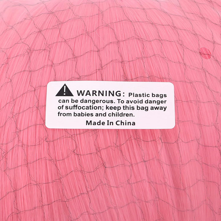 28 Inch/70 Cm Long Wavy Middle Part with No Bangs Synthetic Fiber Curly Fashion Women Party Cosplay Wig (Light Pink)