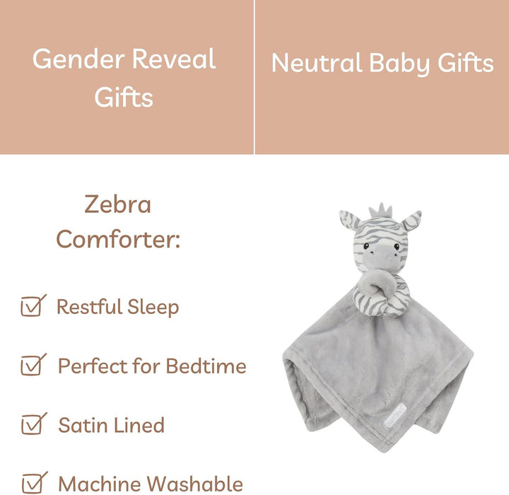 Dressing Gown & Comforter Set - Neutral Baby Clothes Gift Set for Boys & Girls, Perfect for Baby Hamper