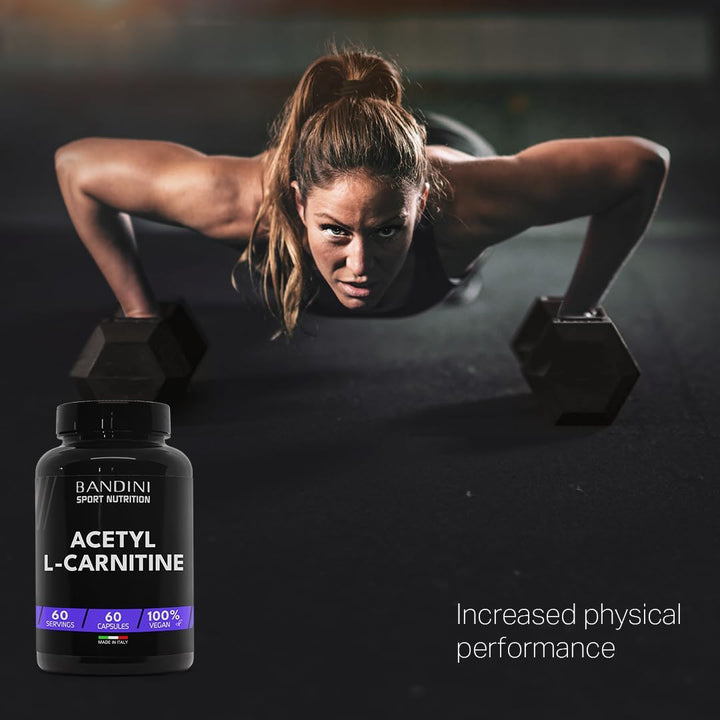 ® Acetyl L-CARNITINE 1000Mg per Serving | 60 Vegan Capsules (2 Months Supply) | High Strength ALCAR | L Carnitine Tartrate Natural Energiser | Improves Sports Performance & Metabolism | Non-Gmo