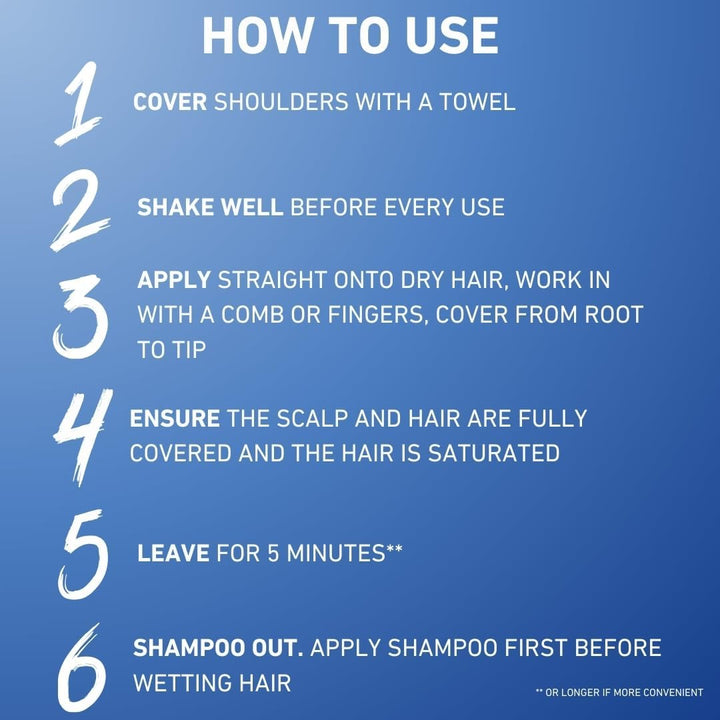 Kills Headlice Liquid Gel, Fast and Effective Lice and Nit Treatment, Kills Head Lice and Eggs, 4 Treatments, Clinically Tested, Suitable for Adults and Children, 100Ml