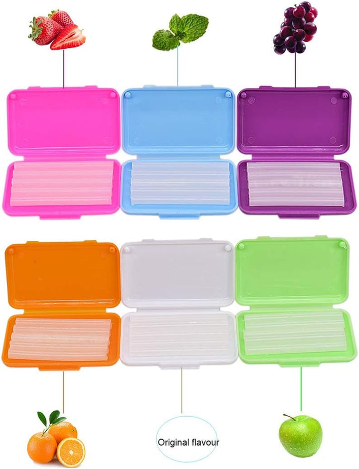 Dental Wax for Braces,Dental Oral Care Orthodontics Wax for Braces with Fruit Smell for Brace Wearers Gum Protection- 6 Boxs for 300 Times