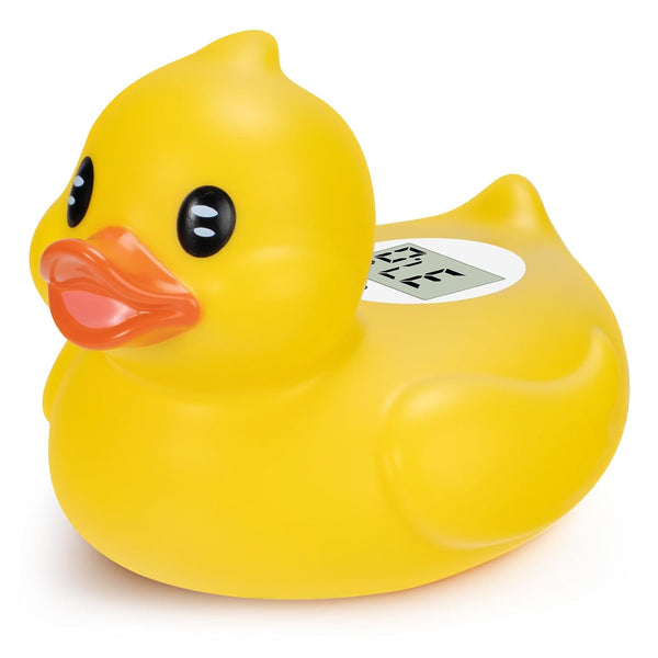 Bath Thermometer for Babies – Cute Duck Floating Toy with Digital Temperature Display – Safe Baby Bath Thermometer for Newborns in Celsius & Fahrenheit, Yellow