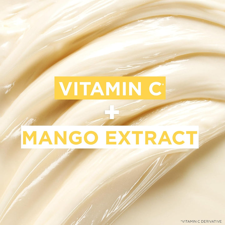 Body Superfood, Nutri Glow Body Cream, Vitamin C & Mango, for Dry & Dull Skin, Brightening & Glowing, Nourishing & Fast Absorbing, Vegan Formula, Approved by Cruelty Free International, 300Ml