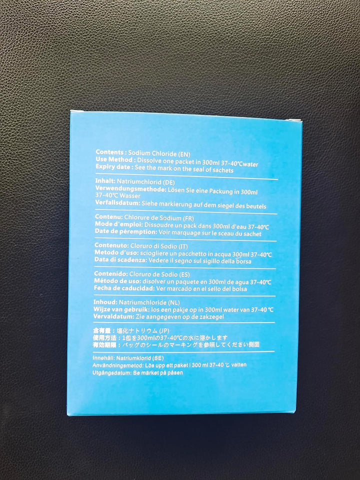 160 Packets Neti Pot Salt, Nasal Rinse Salt, Sinus Rinse Salt, Nose Wash Sachets, Nasal Irrigate Salt, Nasal Flush Saline, Sinus Relief