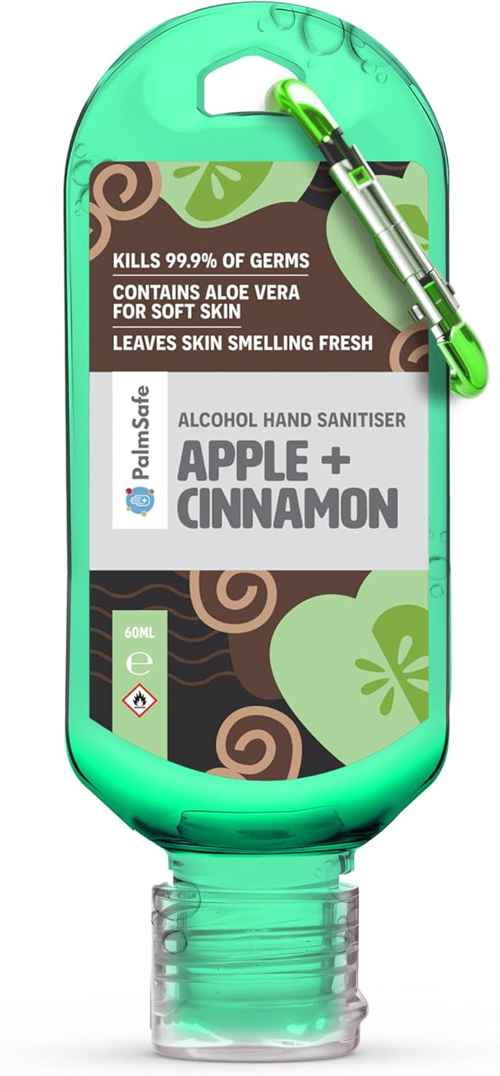 Watermelon 60Ml anti Bacterial Premium Hand Sanitiser Travel Size Refillable Clip Bottle Quick Drying Non Sticky Extra Moisturising Kills 99.9% of Viruses and Bacteria