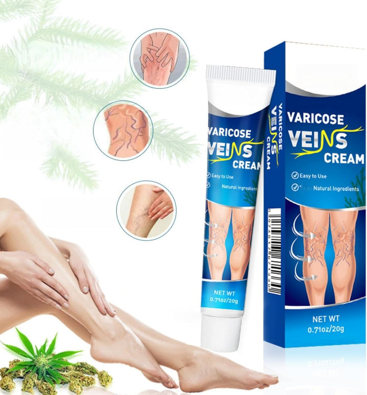2PCS Bee Venom Varicos/E Ve/Ins Treatment for Legs,Varicos/E Vein/S Treatment Cream,Varico/Se Relief Vei/Ns Cream,Tired and Heavy Legs Relief,Improve Leg Appearance,Relaxing Leg Cream,Non-Greasy