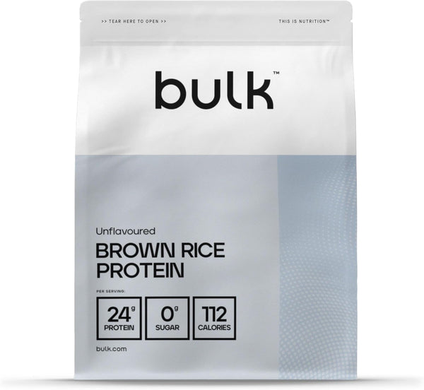 Brown Rice Protein Powder, Vegan Protein Shake, Unflavoured, 2.5 Kg
