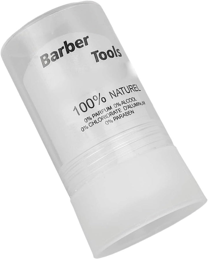 Alum Block for Shaving, Skin Soothing Stick 3.5Oz Portable with Protective Lid after Shave Alum Stick for Post Shave Care