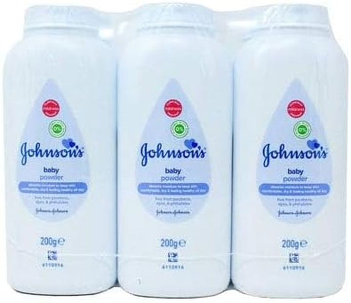 Powder Talc Talcum Soft Skin Care Protect Bottles - Pack of 6 X 200 G