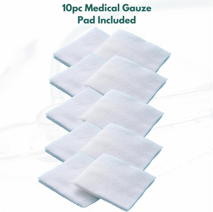 Micropore Surgical Tape 2.5Cm X 10M (4 Rolls) + 10Pc Gauze Swab | Micropore Tape | Medical Tape for Skin, Dressings and Face|Microporous Tape | First Aid Tape Suitable for Sensitive Skin