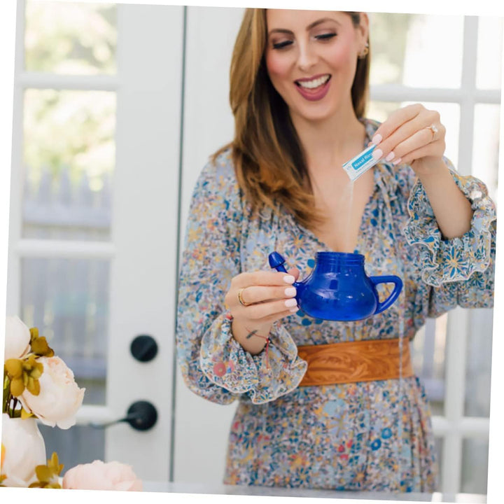 Nasal Cleaning Salt Packets 80Pcs 2.7G Physiological Saline Iodine-Free Fast Dissolving Nasal Cavity Protector for Sinus Relief and Blocked Nose Care