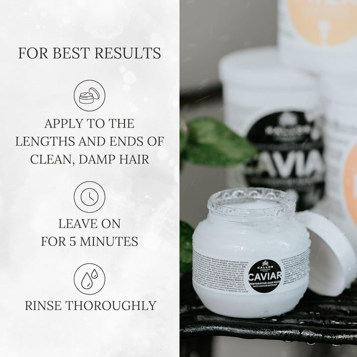 KJMN Keratin Regenerating Hair Mask with Keratin and Milk Protein for Dry, Damaged and Chemically Treated Hair 1000 Ml - 33,81 Fl Oz