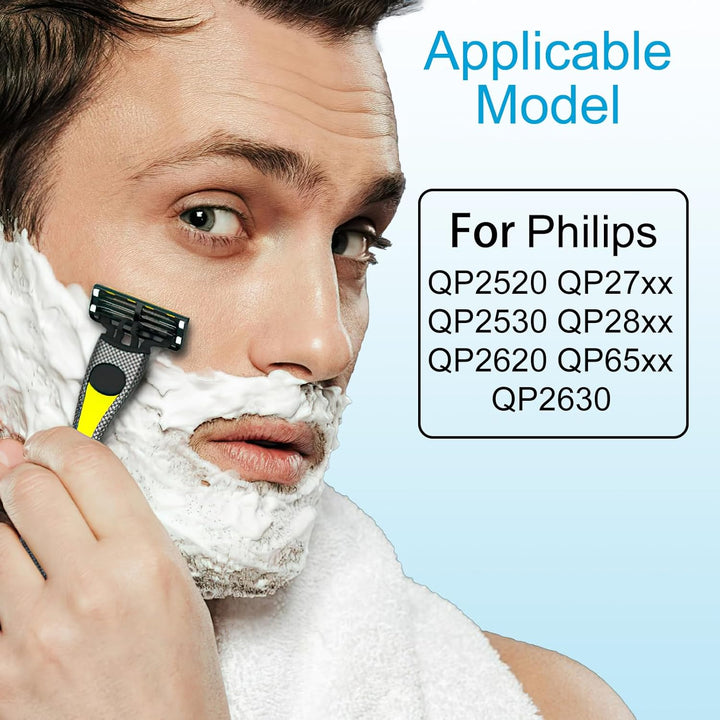 Guide Comb Attachments for Philips One Blade QP2724 QP2734 QP2824 QP2520/30 QP2620/30, 4 Guide Guards Set 1/2/3/5Mm for Hybrid Electric Trimmer Attachments