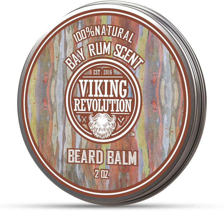 - Beard Balm - Natural Beard Balm for Men with Argan & Jojoba Oils- Styles, Strengthens & Softens - Beard Wax - Gifts for Men - Sandalwood - 57 G