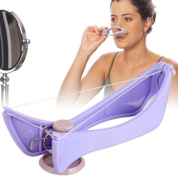 Threading Hair Removal, Face Epilator, Manual Portable Epilator, Hair Removal Threading Tools, Face Razors for Women, Upper Lip Hair Remover, for Women or Men Face Hair Removing Eyebrows Face