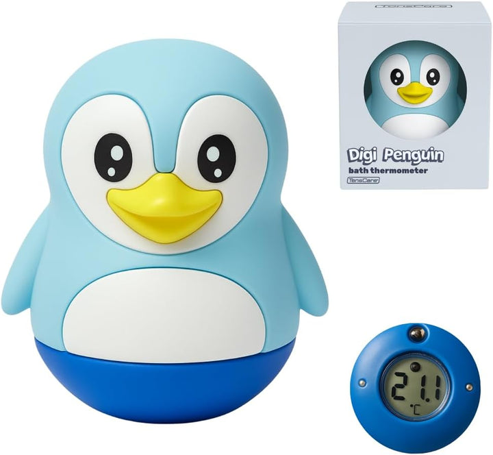 Digi Duckling Digital Water LCD Thermometer and Baby Bath Time Toy, Yellow , Pack of 1