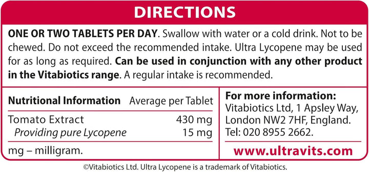 Lycopene - 30 Count (Pack of 1)