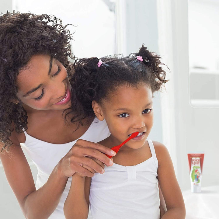 Punch & Judy Kids Toothpaste - Simply Strawberry Flavour, 3+ Years, Fluoride, Sugar Free (3 X 50Ml)
