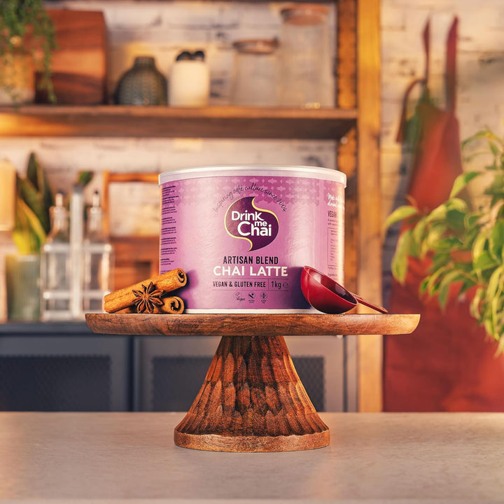 Artisan Blend Chai Latte 1Kg (Pack of 1), Just Add Milk, Vegan & Gluten Free Chai Latte Powder (50 Servings Total)