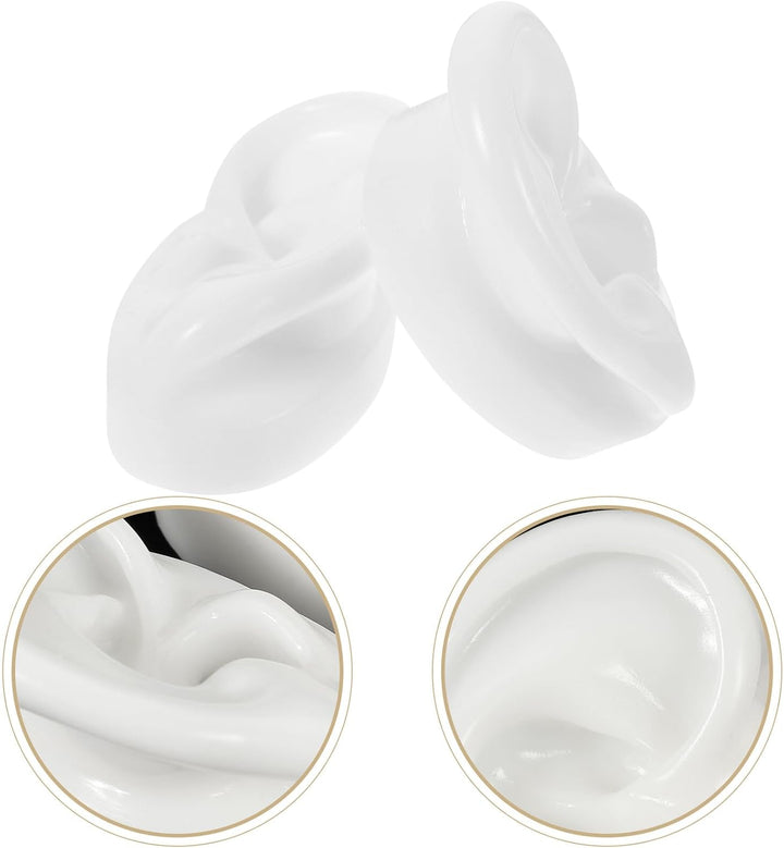 Silicone Practice Ear Mold for Hearing Aid Display Realistic Artificial Ear Models Odorless High Simulation Imitation for Shop and Training Use